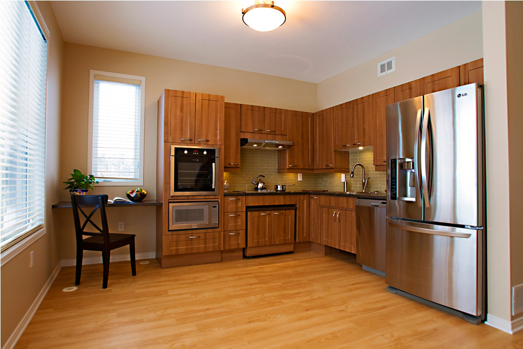 Example of kitchen features in CMHC Flexhome (Source: CMHC)